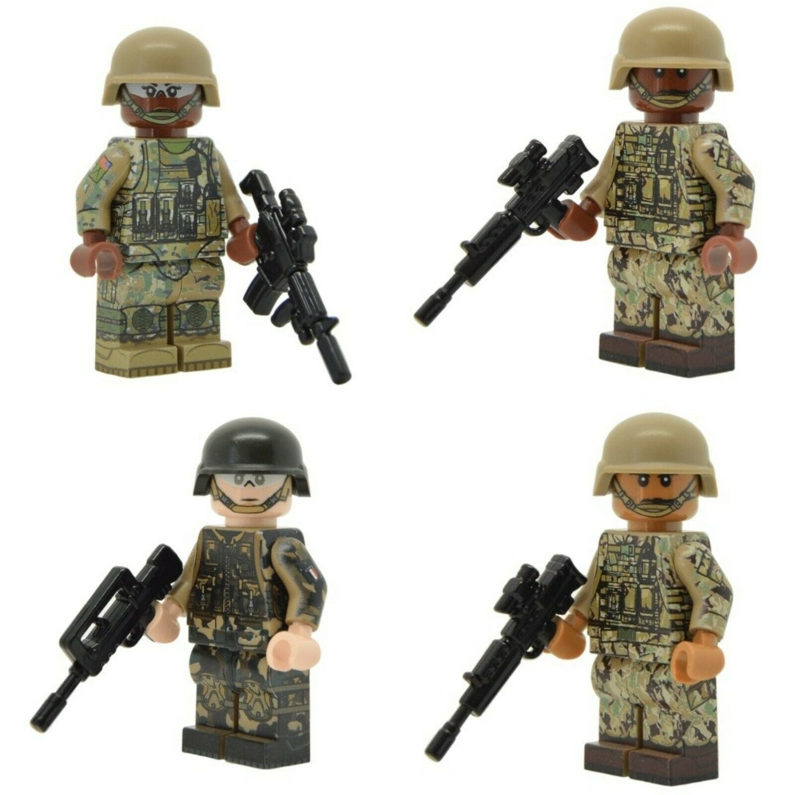 United Bricks MODERN ARMY Minifigures Pick Your Figure NEW Nashvegas Bricks